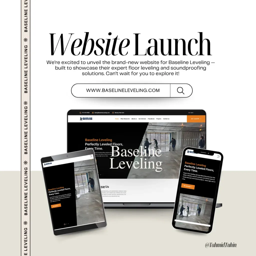 Gypsum Concrete Web Design by Tahmid Tuhin